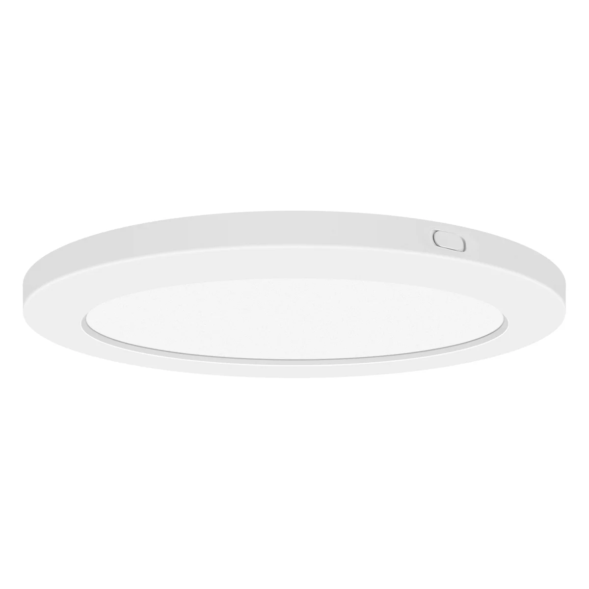 LED Flush Mount Ceiling Light, 1920 Lumens, 24W, 3000K, 120V, White Finish, ModPLUS Collection