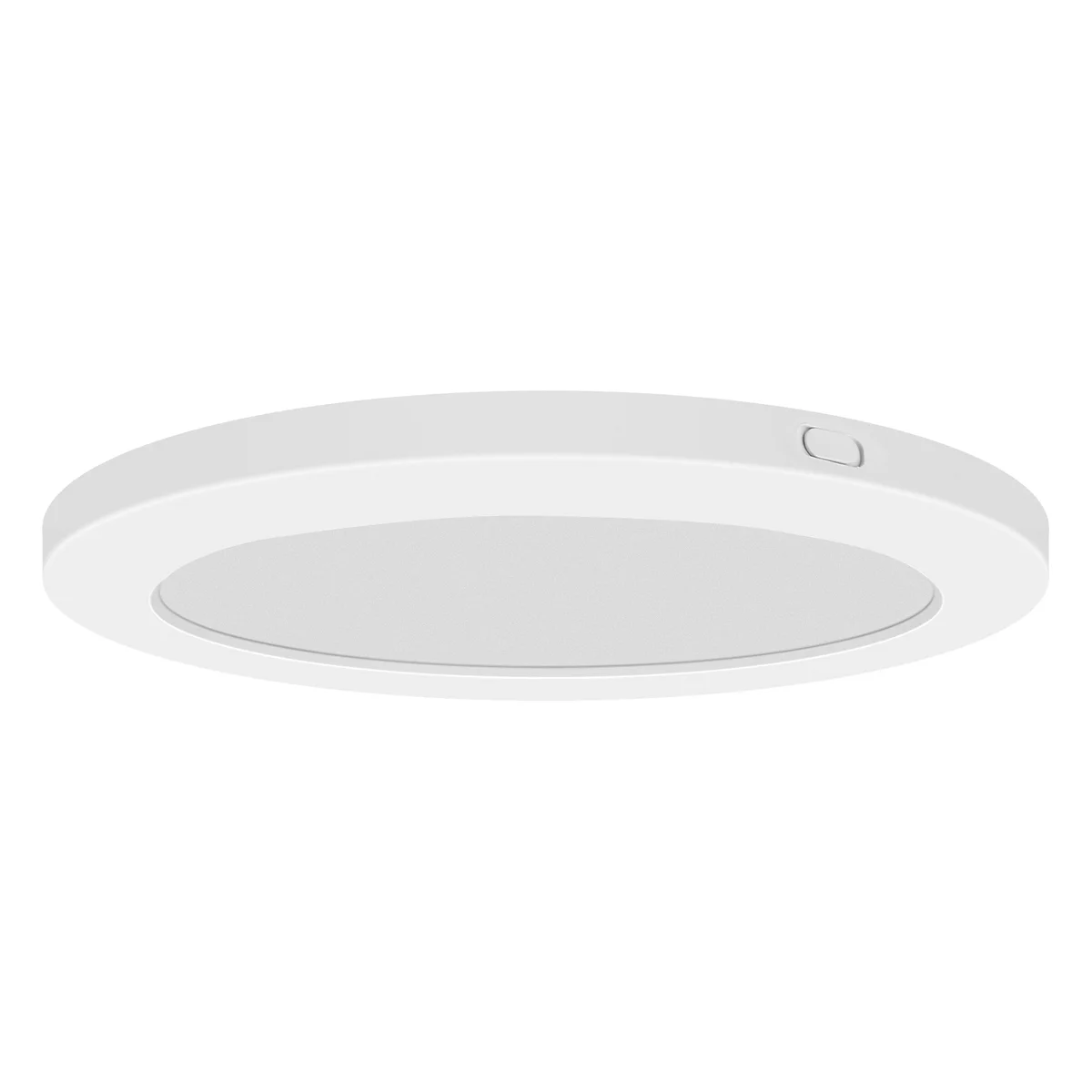 LED Flush Mount Ceiling Light, 1920 Lumens, 24W, 3000K, 120V, White Finish, ModPLUS Collection - Image 3