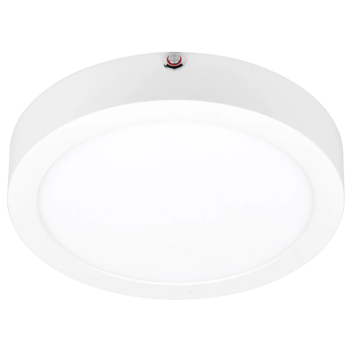 Dual Voltage Emergency Backup LED Flush Mount Ceiling Light, 1440 Lumens, 18W, 3000K, 120V, White Finish, ModPLUS Collection - Image 3