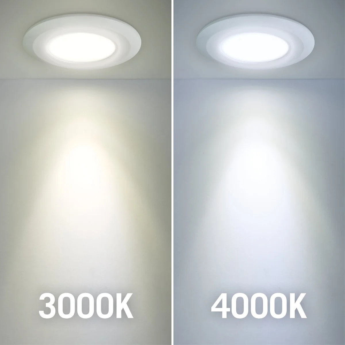 Wafer Thin Under Cabinet LED Puck Light, 3W, 12V, 250 Lumens, 3000K, Brilliant White or Chrome Finish - Image 6