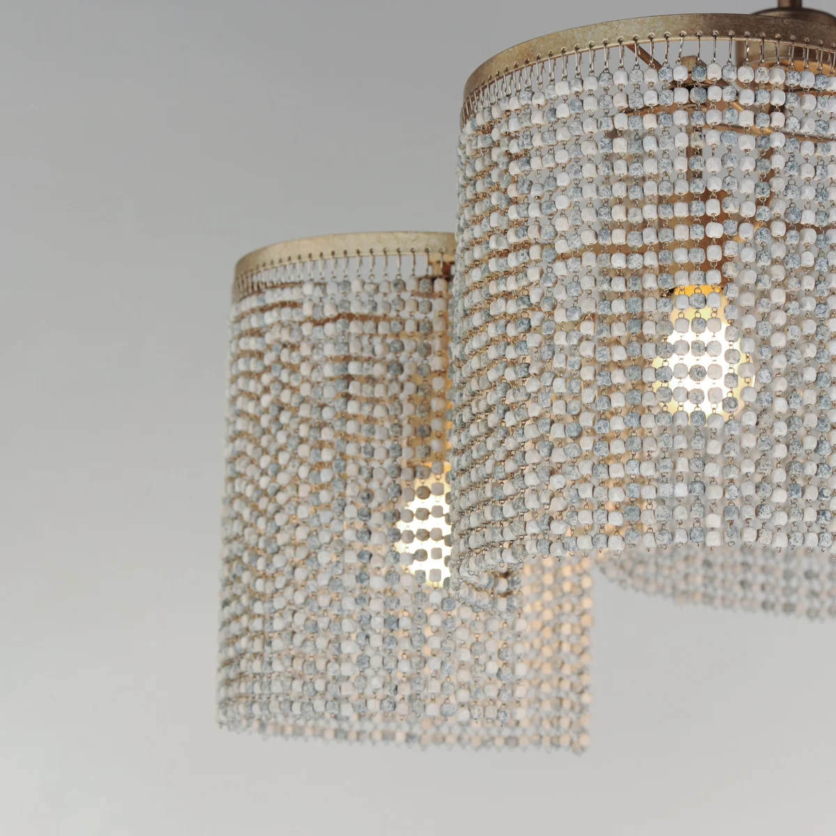 Fontaine 6-Light Linear Pendant, Golden Silver - Image 5
