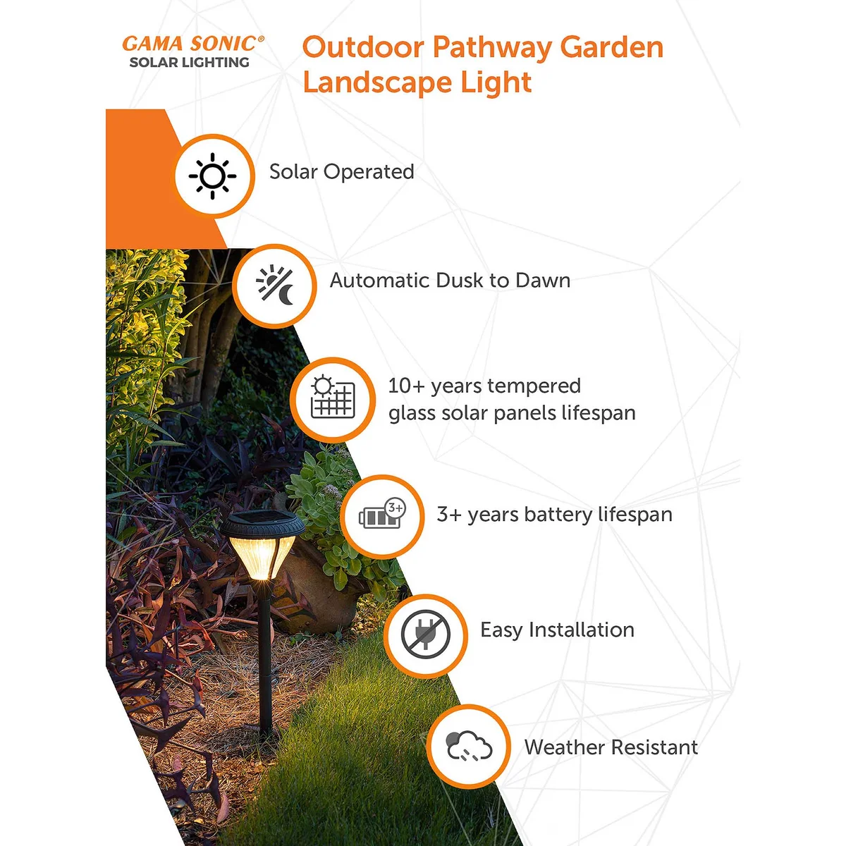 Premier Garden Pathway Dual Color Light, 3100K or 6000K - Image 2