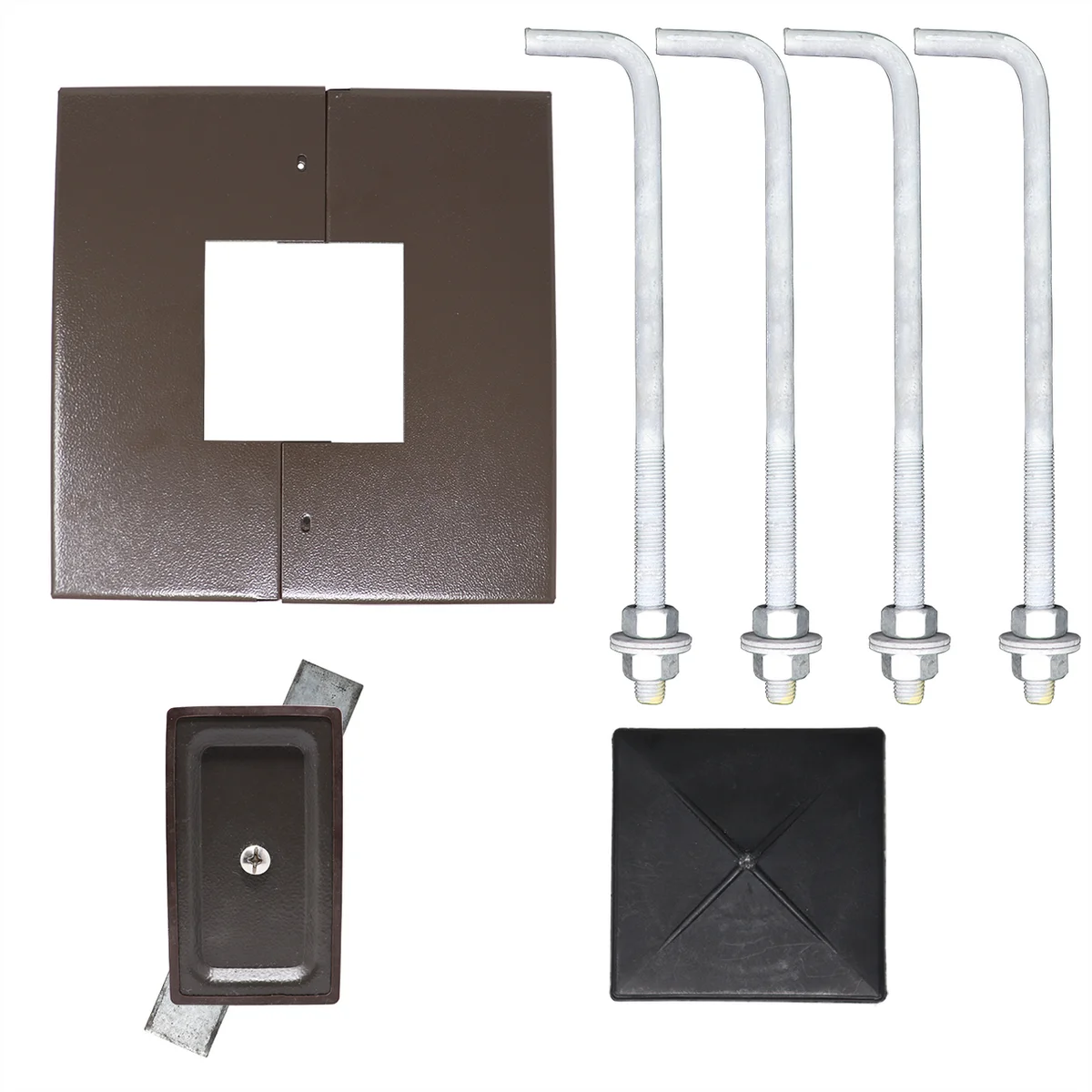 25 ft 4 Inch Square Area Lighting Pole With Single Head LED 300W Slim Line Fixture (1000W+ MH or HID Equivalent), Pole Arm Mount - Image 7