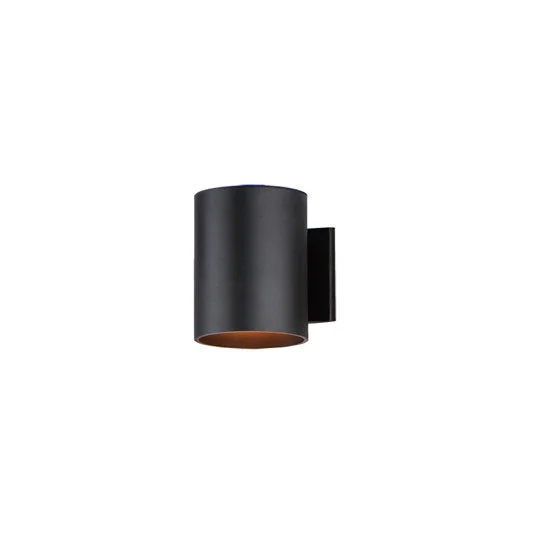 5" Cylinder Down Light, 480 Lumens, 40 Watt, 120 Volts, Brushed Aluminum or Black Finish, Photo Cell Optional