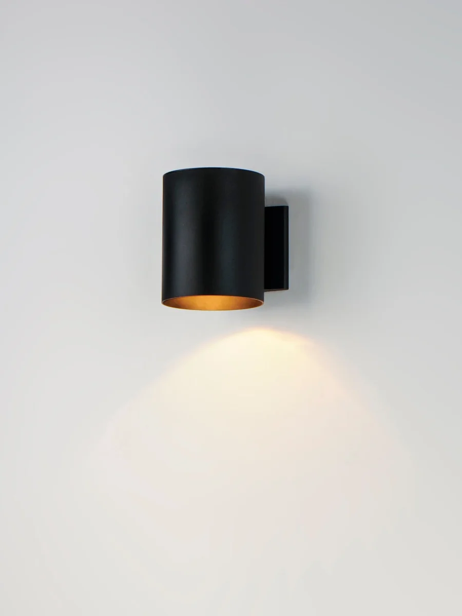 5" Cylinder Down Light, 480 Lumens, 40 Watt, 120 Volts, Brushed Aluminum or Black Finish, Photo Cell Optional - Image 2