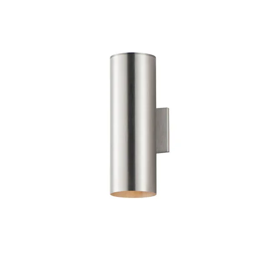 5" Cylinder Up/Down Light, 480 Lumens, 80 Watt, 120 Volts, Brushed Aluminum or Black Finish - Image 3