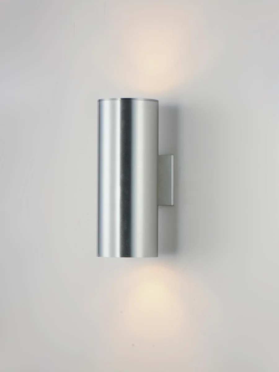 5" Cylinder Up/Down Light, 480 Lumens, 80 Watt, 120 Volts, Brushed Aluminum or Black Finish - Image 4