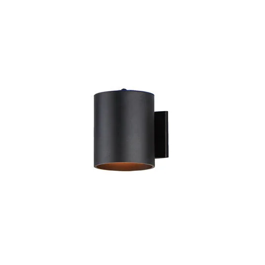 6" Cylinder Down Light, 260 Lumens, 40 Watt, 120 Volts, Brushed Aluminum or Black Finish, Photo Cell Optional - Image 2