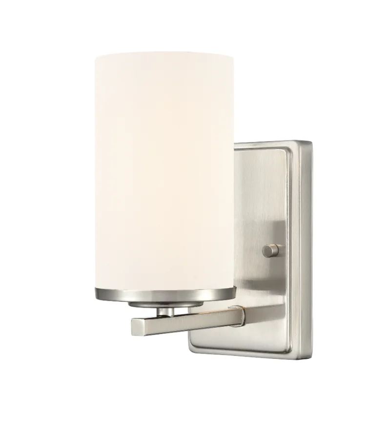 Verlana 8.75" High 1-Light Wall Sconce - Brushed Nickel, Chrome, Matte Black or Modern Gold - Image 2