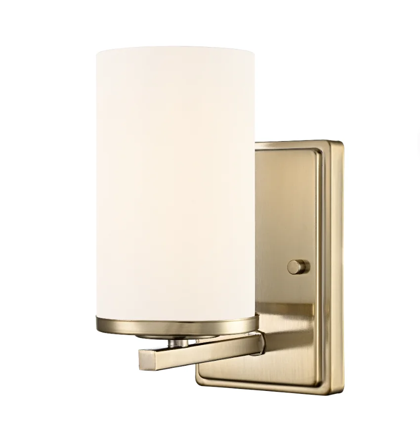 Verlana 8.75" High 1-Light Wall Sconce - Brushed Nickel, Chrome, Matte Black or Modern Gold - Image 4
