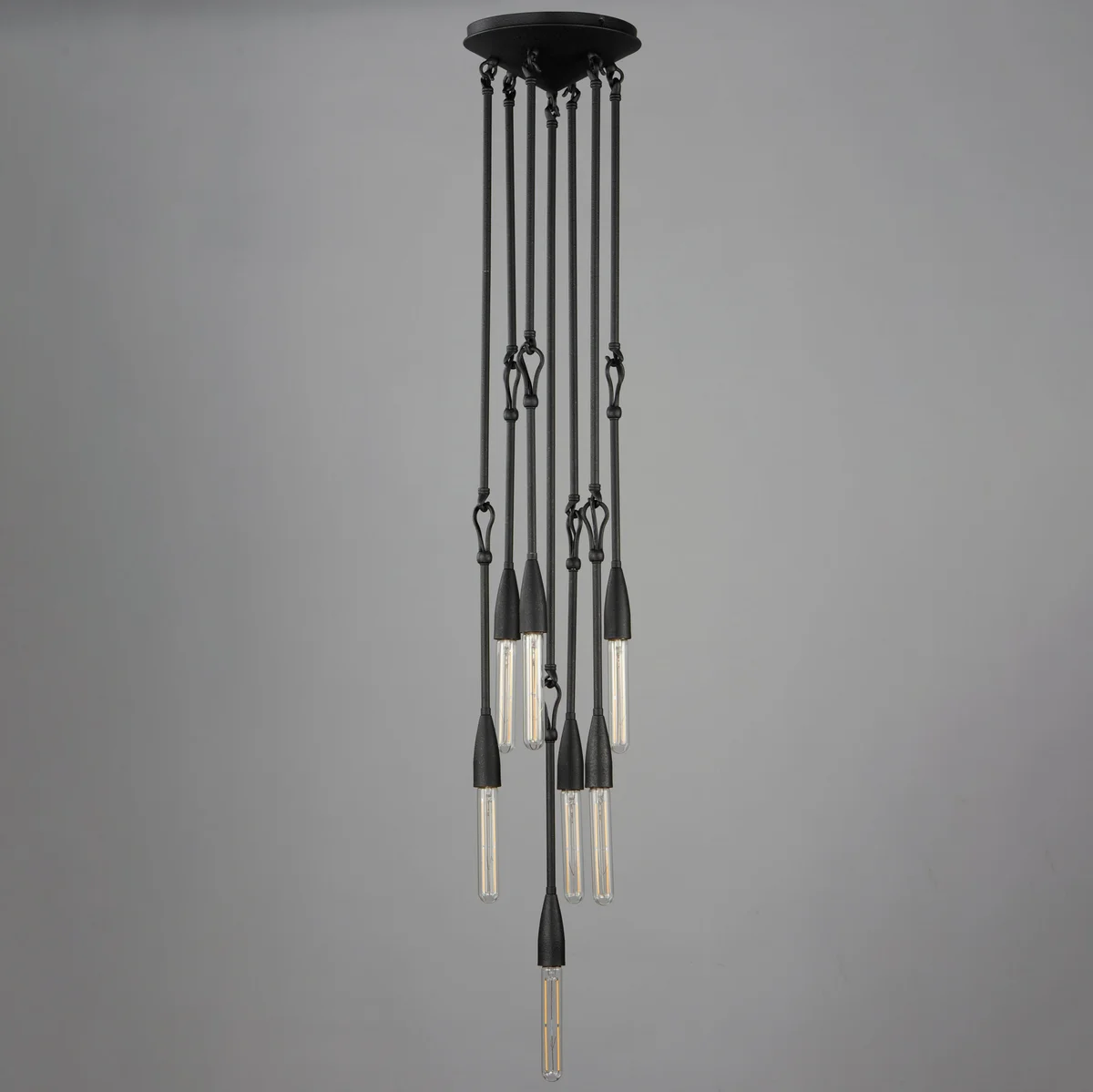 Pioneer 7-Light Pendant, Anthracite - Image 2
