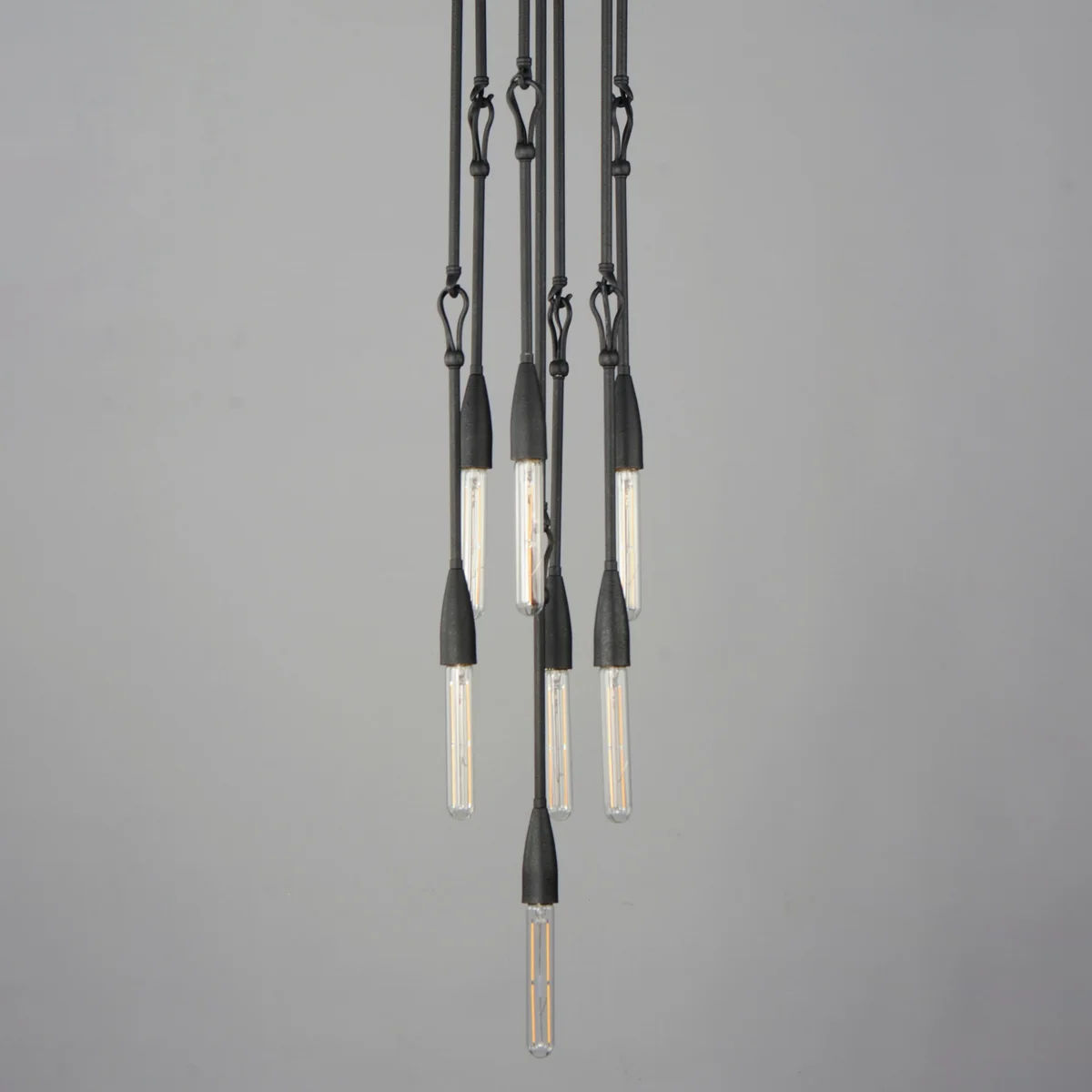Pioneer 7-Light Pendant, Anthracite - Image 3