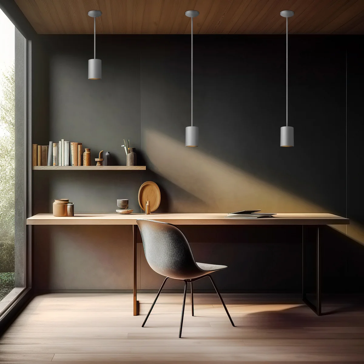 LED Pendant Cylinder Light, 800 Lumens, 10W, 3000K, 120V, Matte Black, Matte White, or Satin Finish, Pilson Collection - Image 4