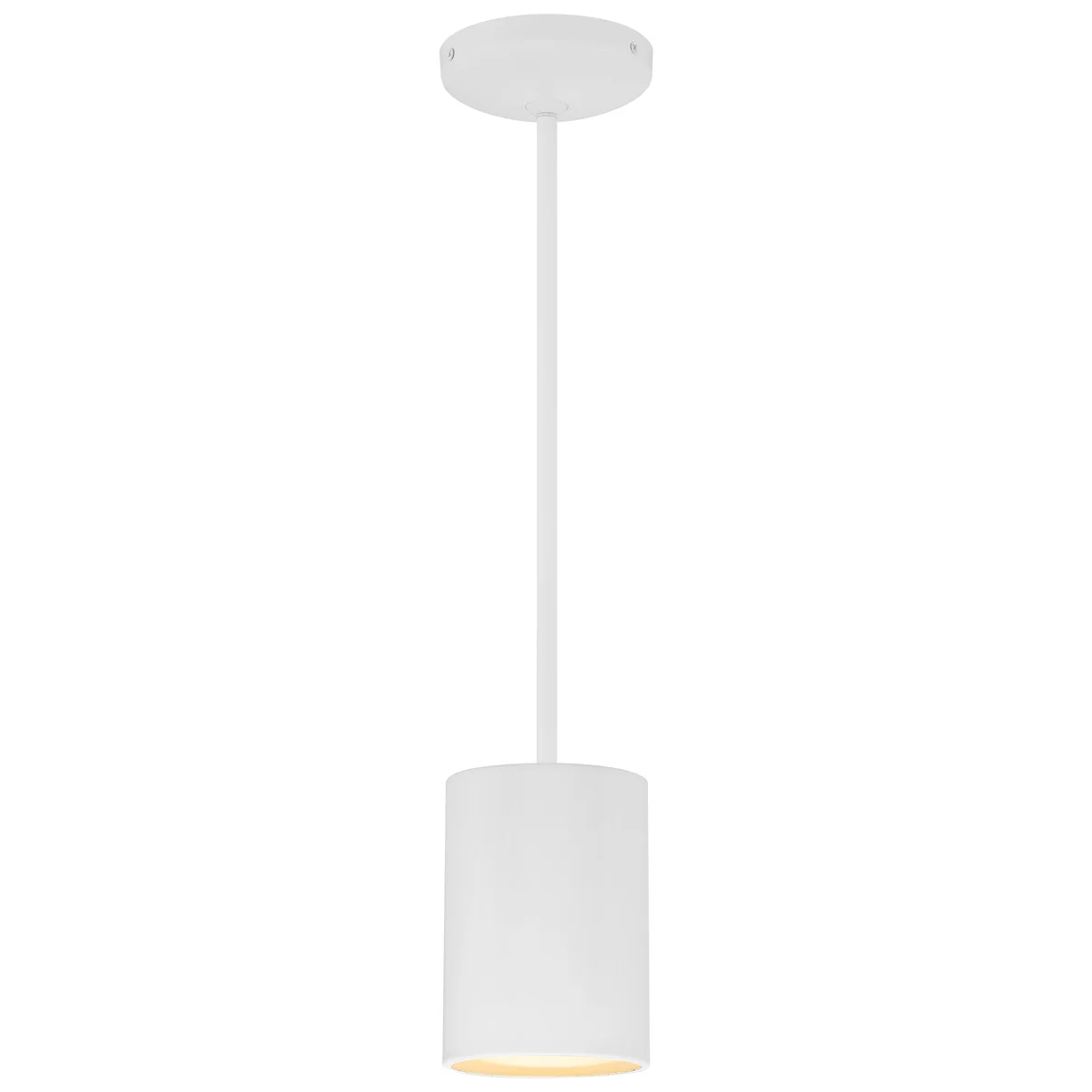 LED Pendant Cylinder Light, 800 Lumens, 10W, 3000K, 120V, Matte Black, Matte White, or Satin Finish, Pilson Collection - Image 6