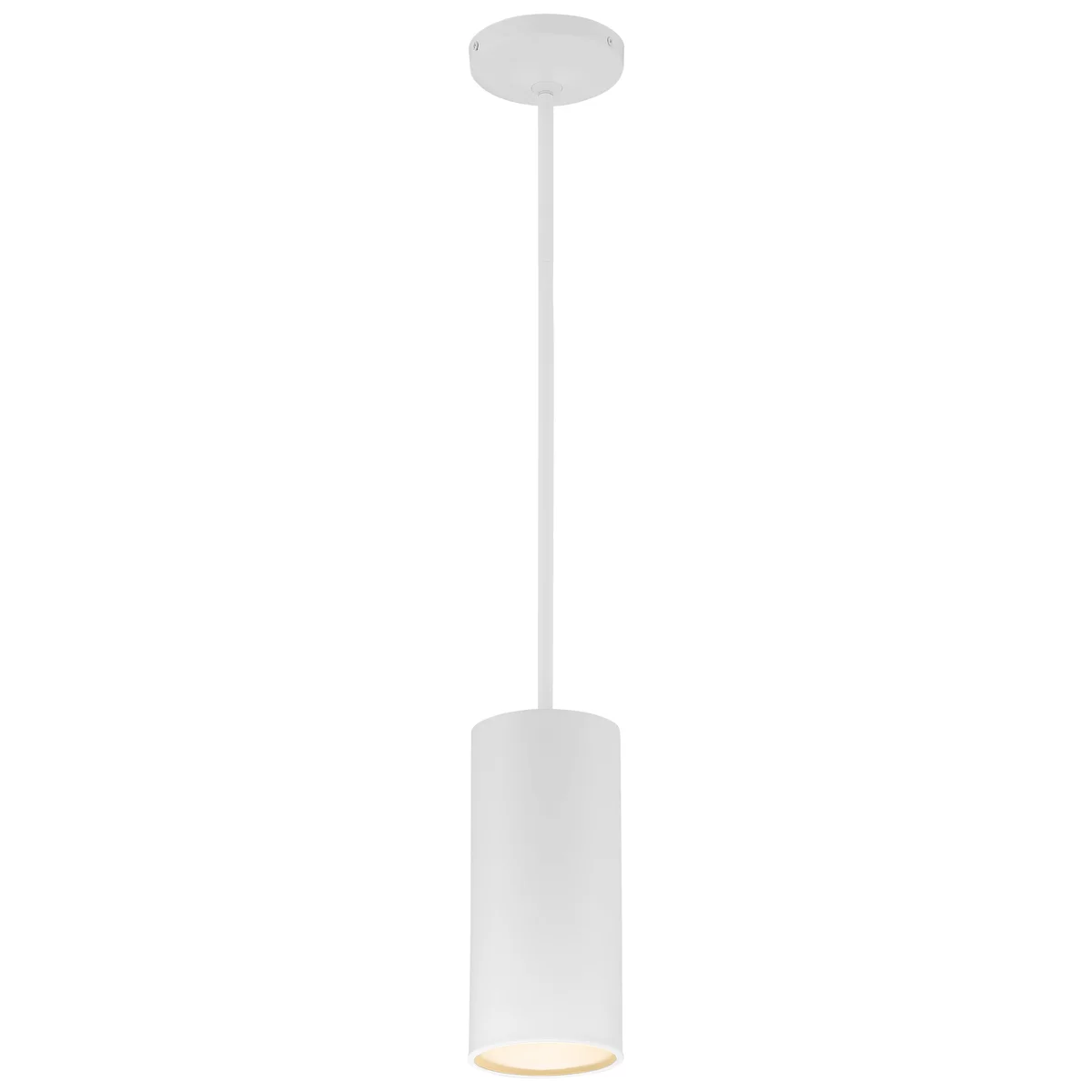 LED Pendant Light, 800 Lumens, 10W, 3000K, 120V, Matte White Finish, Pilson Collection - Image 4