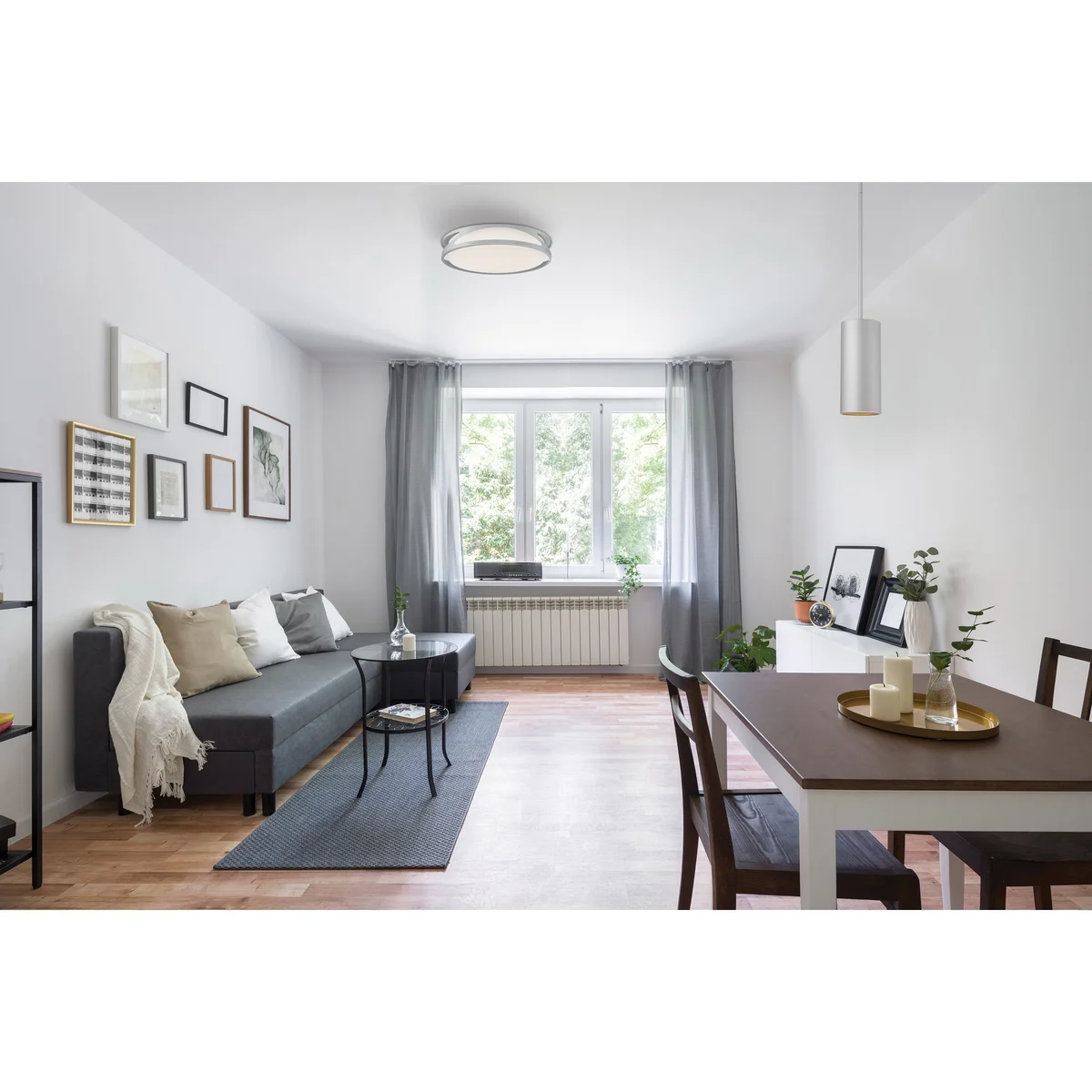 LED Pendant Light, 10W, 120V, Satin Finish, Pilson Collection - Image 2