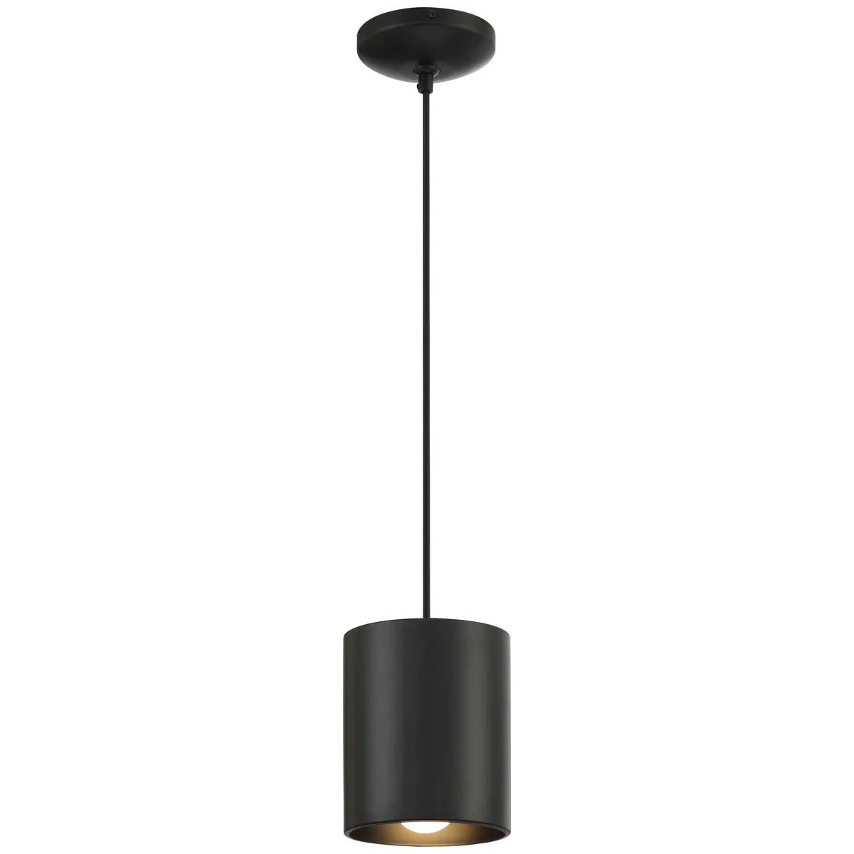 LED Pendant Light, 60W, 120V, Matte Black Finish, Pilson XL Collection