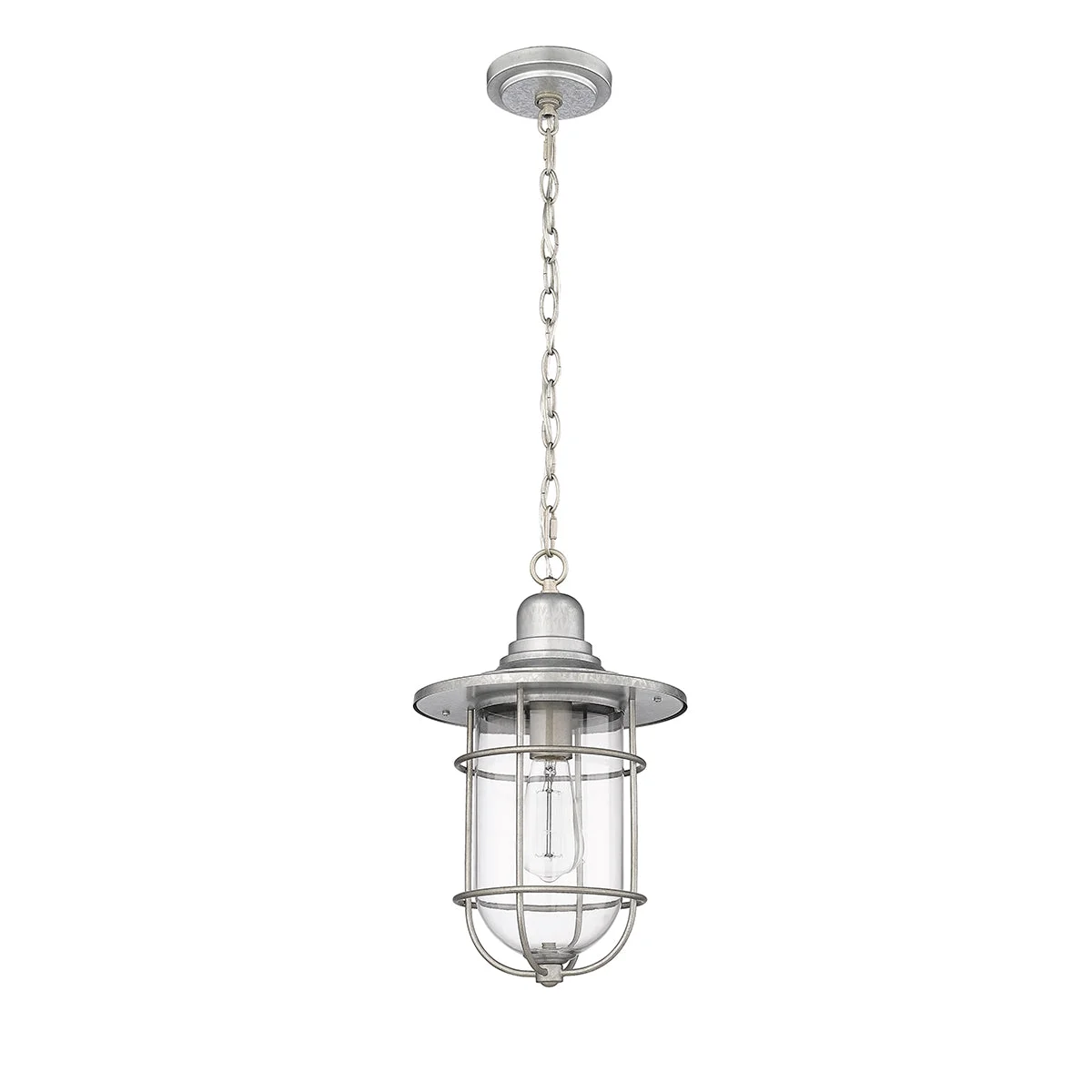 Millennium Lighting 1 Light Outdoor Hanging Lantern, Galvanized - Image 4