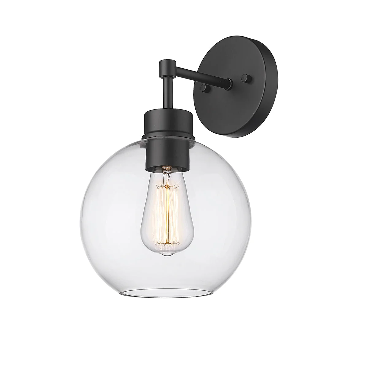 Millennium Lighting 1 Light Outdoor Wall Sconce, Basin Collection, Powder Coat Black Finish - Image 4