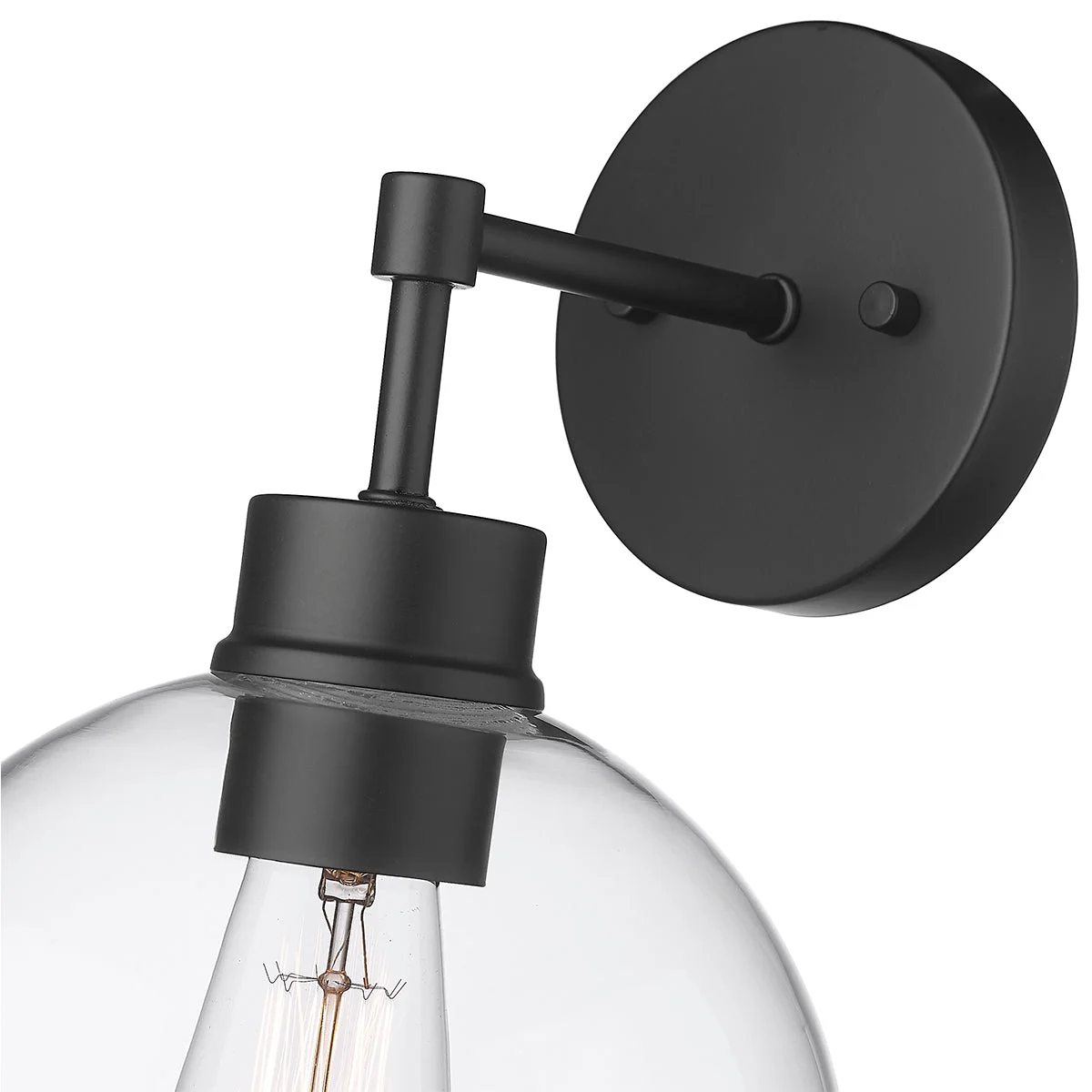 Millennium Lighting 1 Light Outdoor Wall Sconce, Basin Collection, Powder Coat Black Finish - Image 5