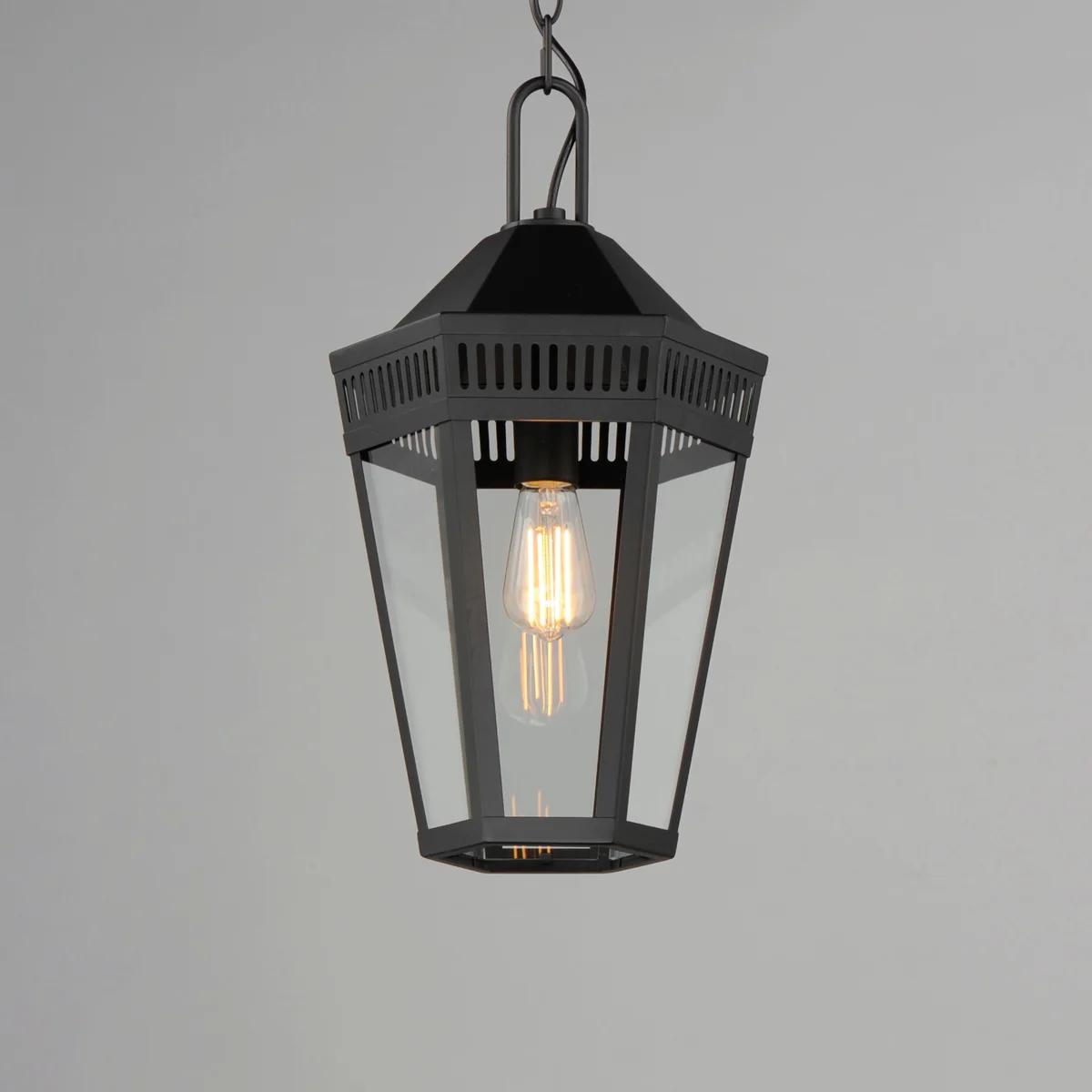 Oxford Outdoor 1-Light Pendant, Black - Image 2