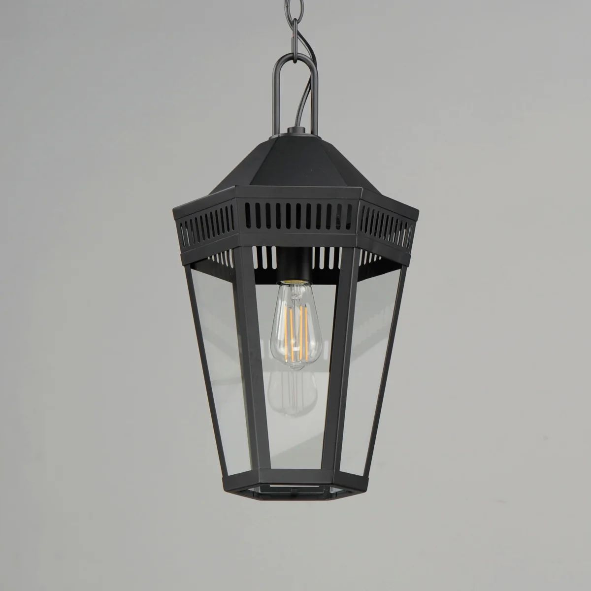 Oxford Outdoor 1-Light Pendant, Black - Image 3