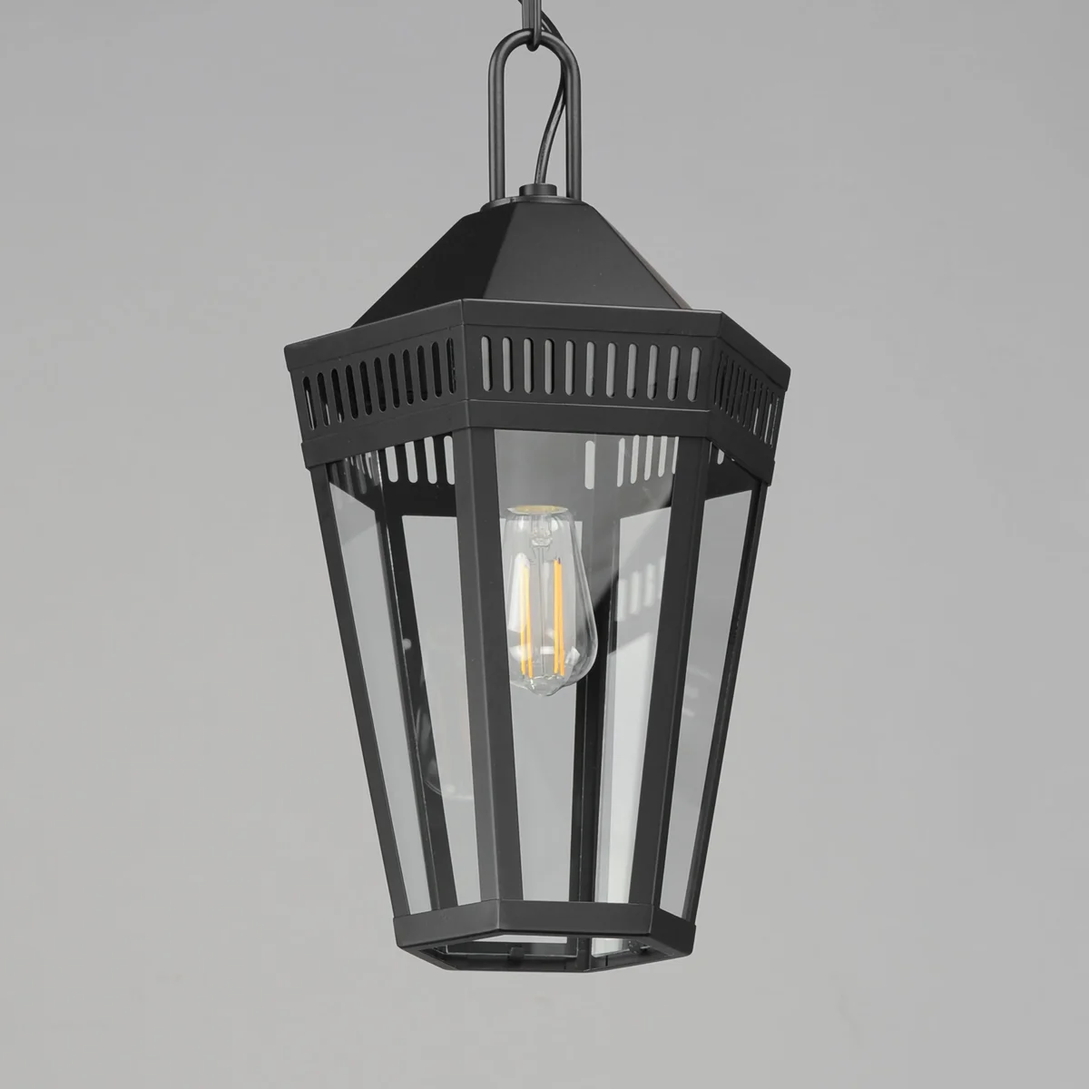 Oxford Outdoor 1-Light Pendant, Black - Image 4