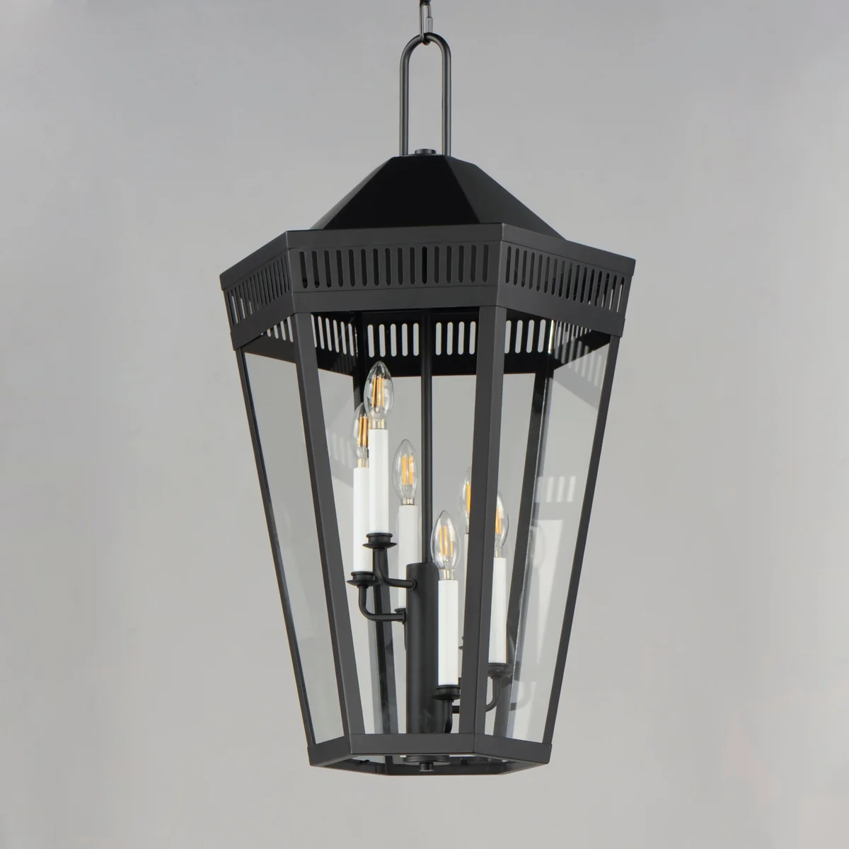 Oxford Outdoor 6-Light Pendant, Black - Image 3
