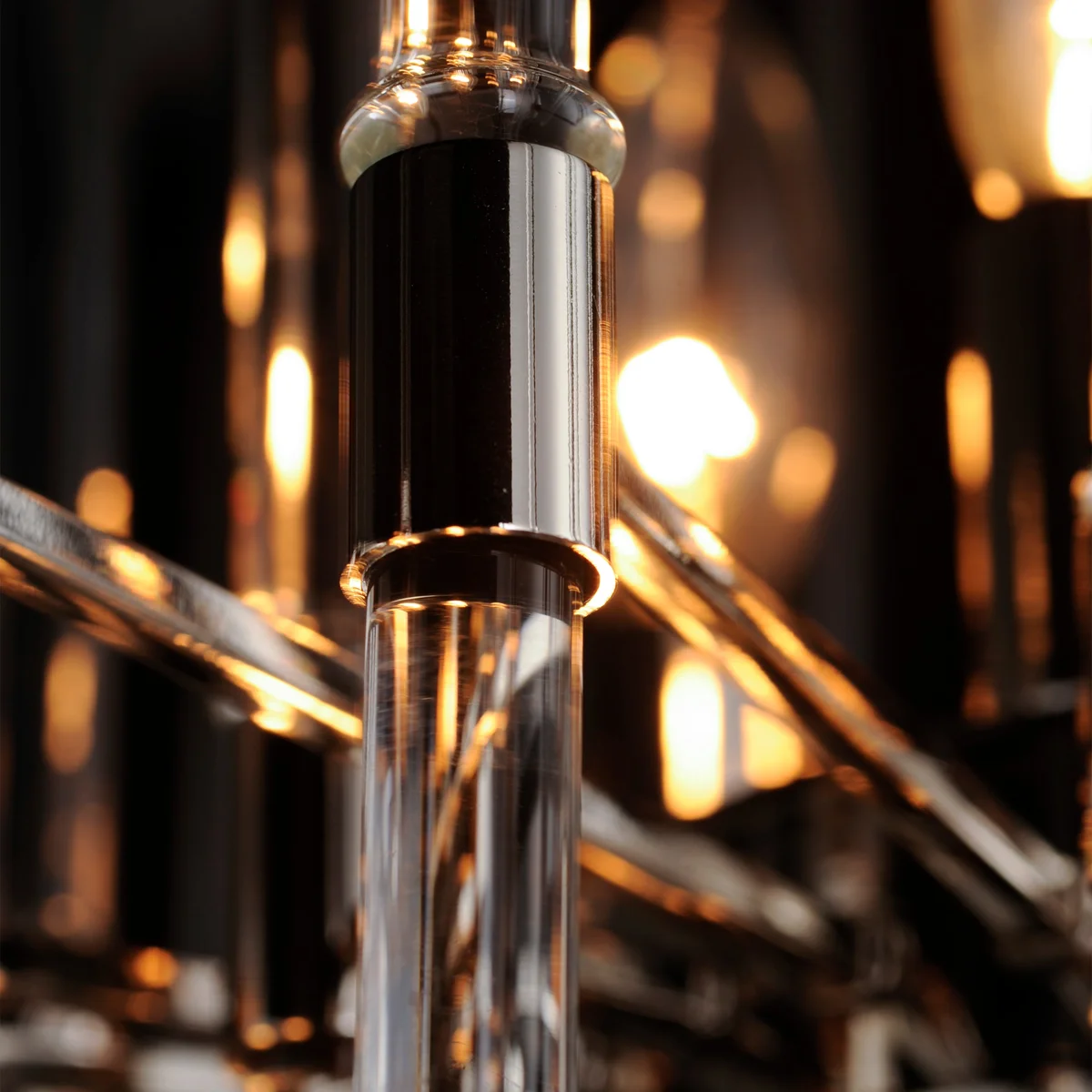 24" Divine 8-Light Pendant, 480W, 120V, Polished Nickel or Heritage Finish - Image 5