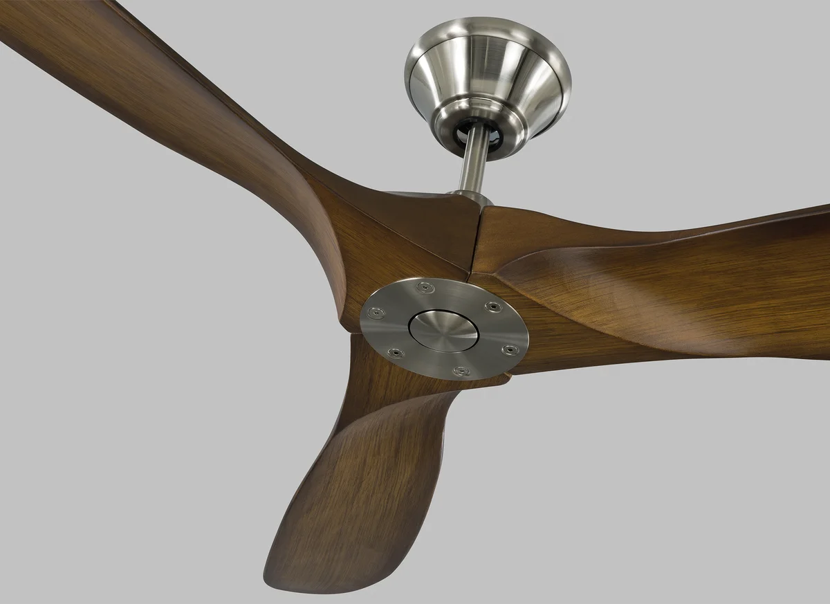 52" Maverick II - Brushed Steel with Koa - Image 2