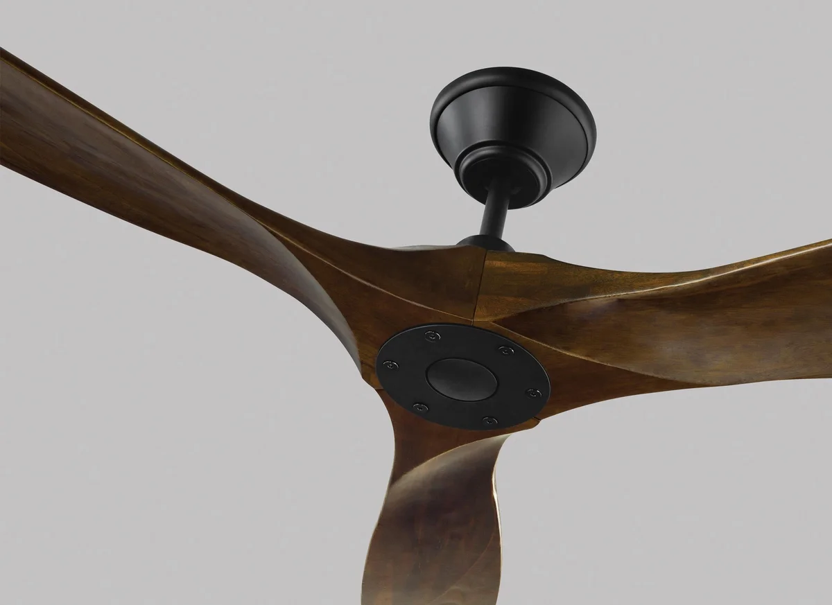 60" Maverick - Matte Black w/ Walnut Blades - Image 2