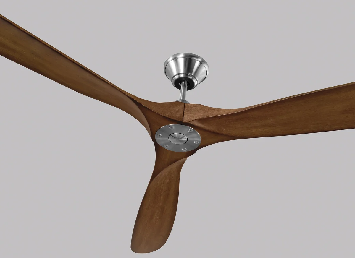 88" Maverick Super Max - Brushed Steel with Koa Blades - Image 2