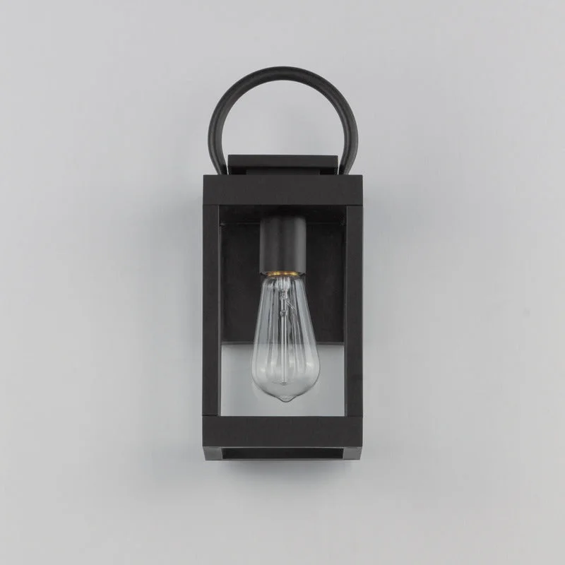 Nassau VX 1-Light Outdoor Wall Lantern, Black or White / Black - Image 2