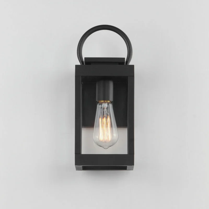 Nassau VX 1-Light Outdoor Wall Lantern, Black or White / Black - Image 3