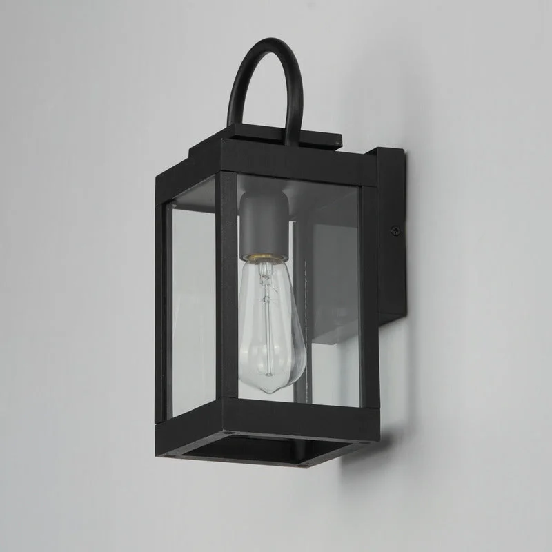 Nassau VX 1-Light Outdoor Wall Lantern, Black or White / Black - Image 4