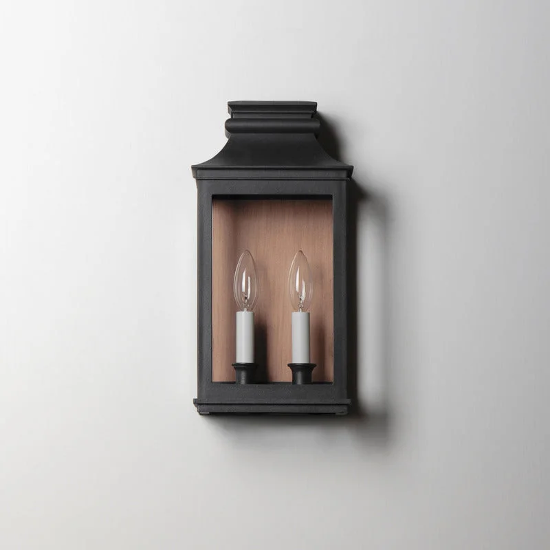 Savannah VX 2-Light Outdoor Sconce, Antique Copper / Black Oxide or Black Oxide - Image 2