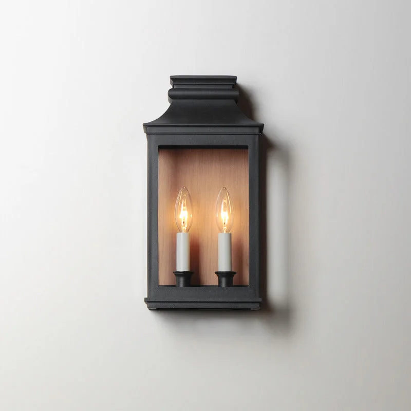 Savannah VX 2-Light Outdoor Sconce, Antique Copper / Black Oxide or Black Oxide - Image 3