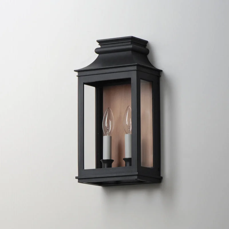 Savannah VX 2-Light Outdoor Sconce, Antique Copper / Black Oxide or Black Oxide - Image 4