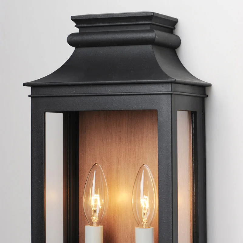 Savannah VX 2-Light Outdoor Sconce, Antique Copper / Black Oxide or Black Oxide - Image 6