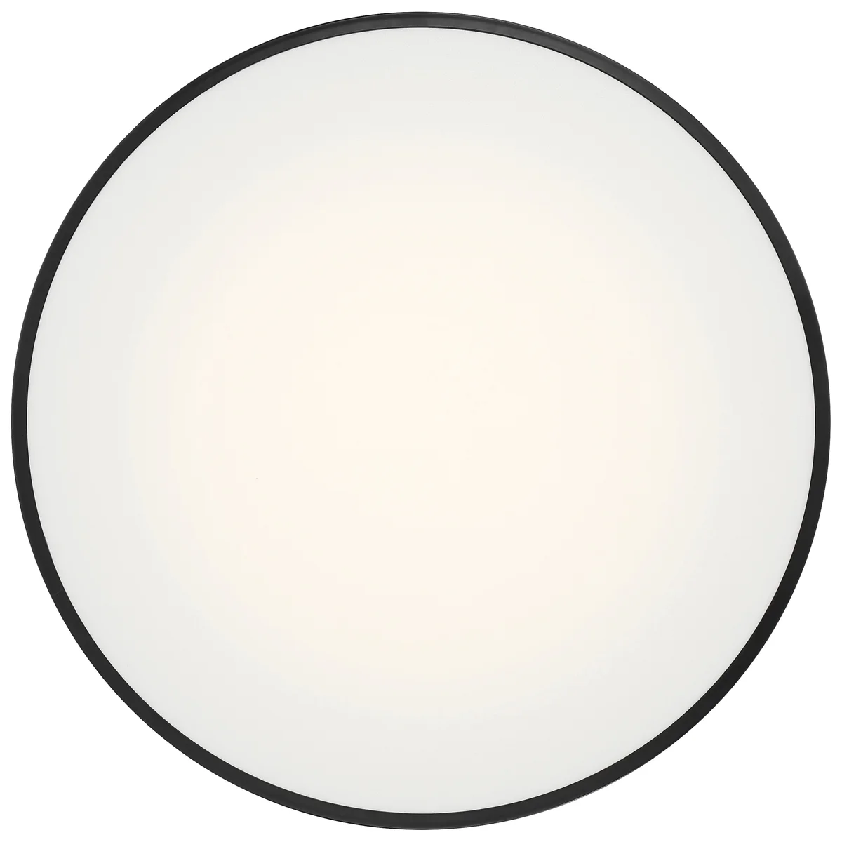 3CCT LED Flush Mount Ceiling Light, 2400 Lumens, 24W, 120V, Black Finish, Como Collection - Image 4
