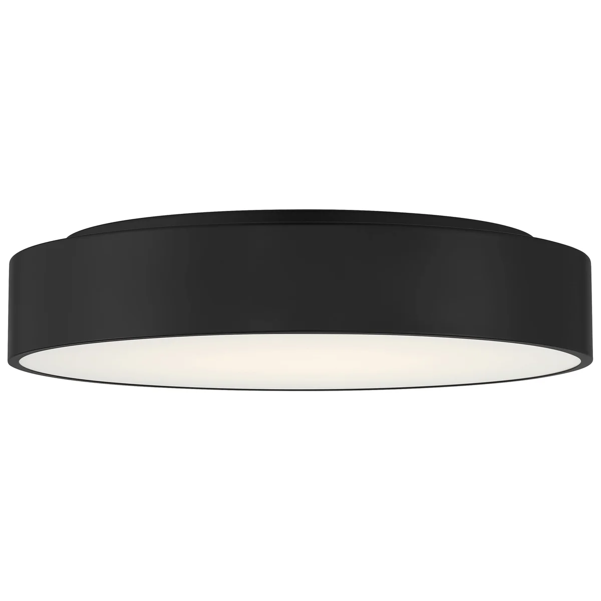 3CCT LED Flush Mount Ceiling Light, 2400 Lumens, 24W, 120V, Black Finish, Como Collection - Image 5