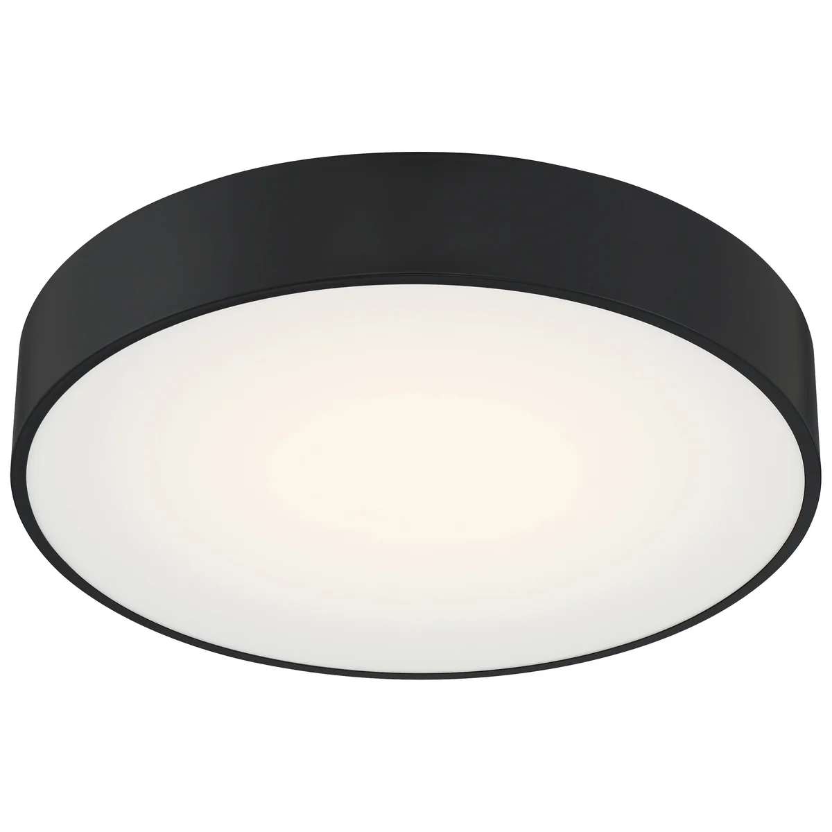 3CCT LED Flush Mount Ceiling Light, 2400 Lumens, 24W, 120V, Black Finish, Como Collection - Image 6