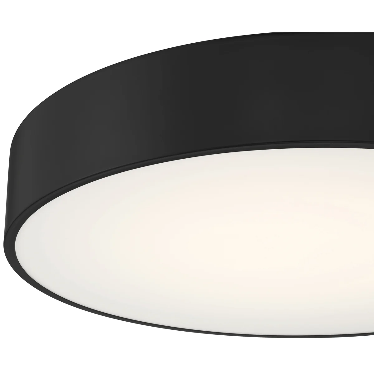 3CCT LED Flush Mount Ceiling Light, 2400 Lumens, 24W, 120V, Black Finish, Como Collection - Image 7