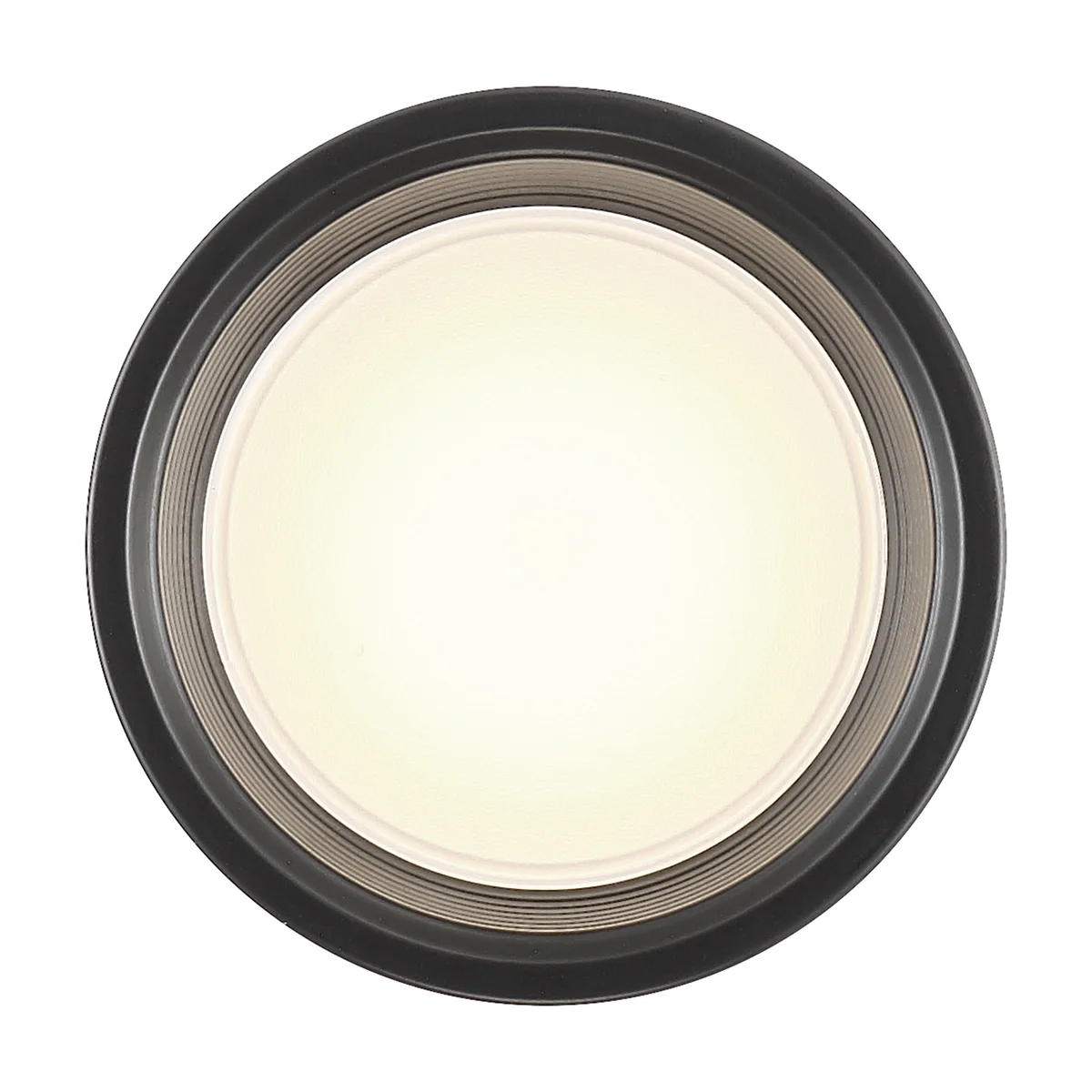 Dual Voltage LED Flush Mount Ceiling Light, 1200 Lumens, 15W, 3000K, 120-277V, Black Finish, Reel Collection - Image 4