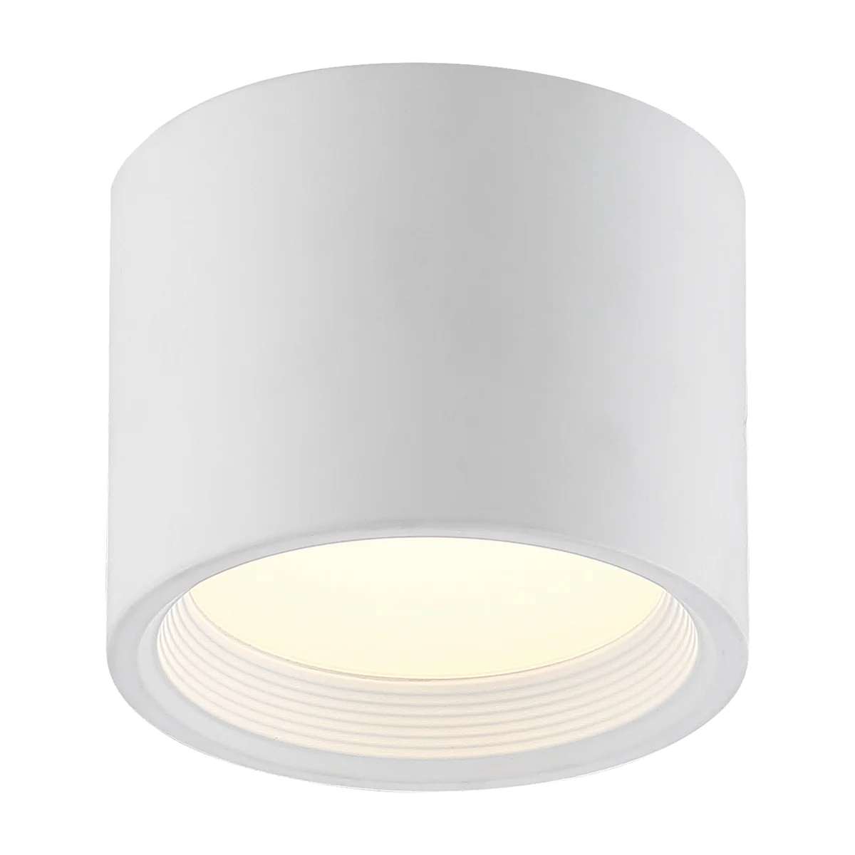 Dual Voltage LED Flush Mount Ceiling Light, 1200 Lumens, 15W, 3000K, 120-277V, White, Reel Collection - Image 2