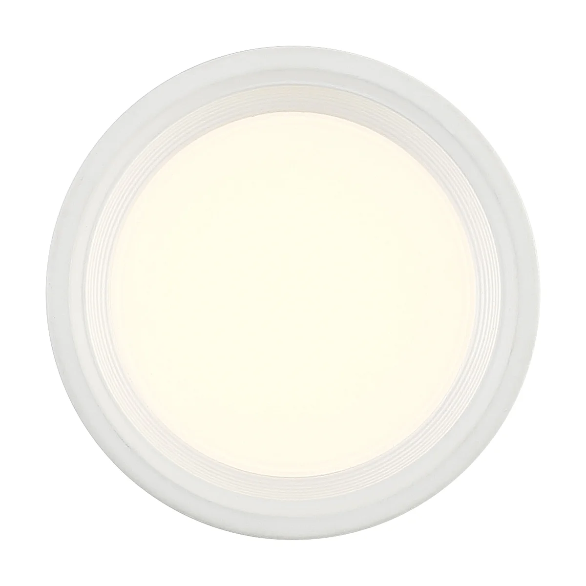 Dual Voltage LED Flush Mount Ceiling Light, 1200 Lumens, 15W, 3000K, 120-277V, White, Reel Collection - Image 4