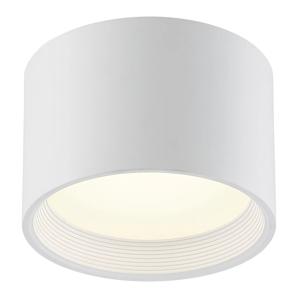 LED Flush Mount Ceiling Light, 2400 Lumens, 30W, 3000K, 120V,White, Reel Collection - Image 2
