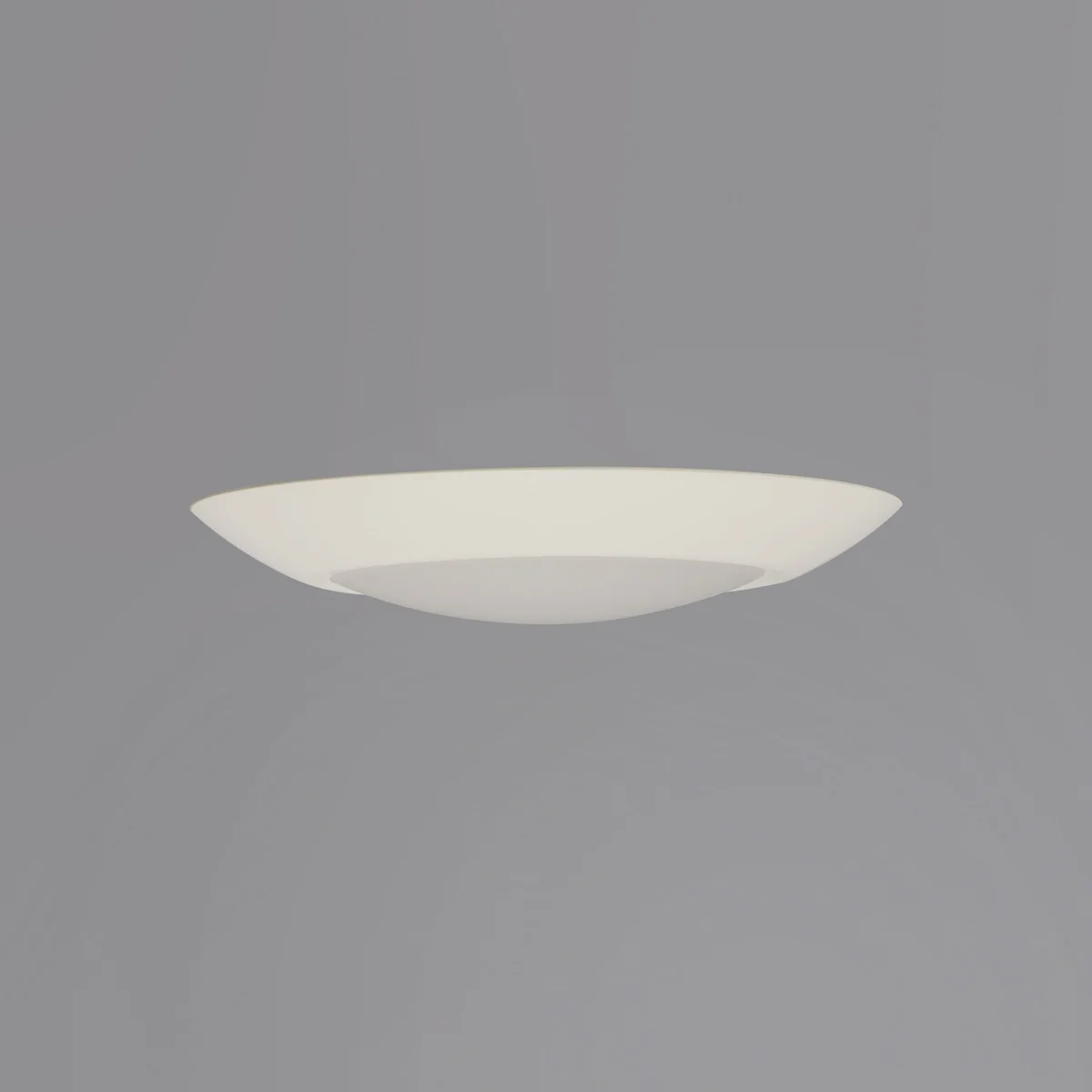6.25" LED Flush Mount, 1350 Lumens, 12W, 2700K CCT, 120V, White Finish - Image 3
