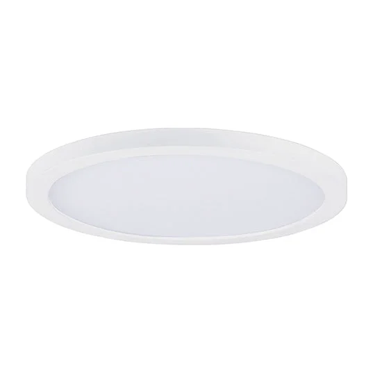 7" LED Flush Mount, 1050 Lumens, 16W, 3000K CCT, 120V, Black, White, or Satin Nickle Finish - Image 2