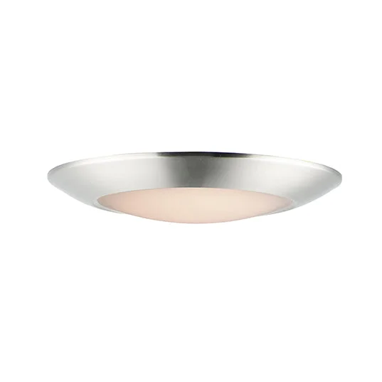 9.25" LED Diverse Flush Mount, 1620 Lumens, 18W, 3000K CCT, 120V, Bronze or Satin Nickel Finish - Image 2
